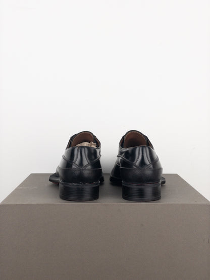 Prada AW12 Rubber Cap Derby Shoes