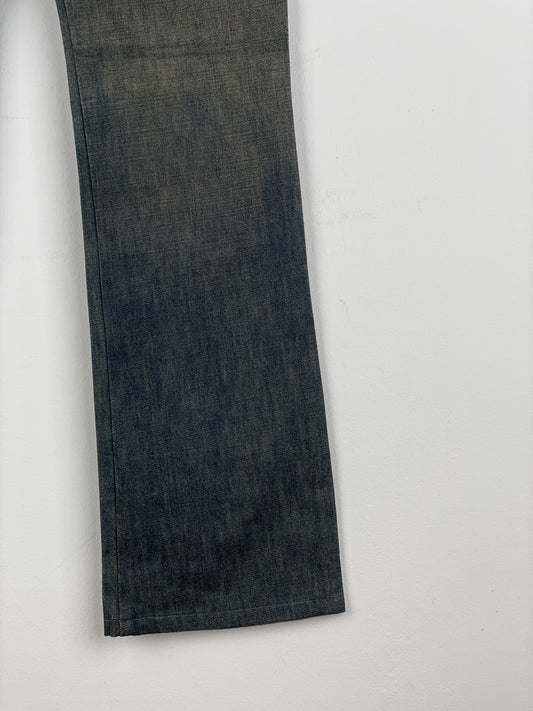 Gucci by Tom Ford SS02 Flared Sanded Bootcut Denim Jeans – photo 18