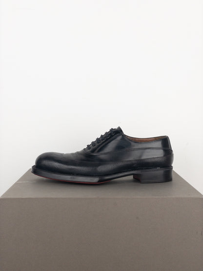 Prada AW12 Rubber Cap Derby Shoes