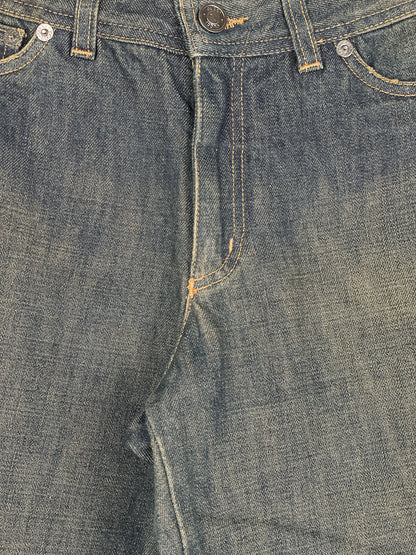 Gucci by Tom Ford SS02 Flared Sanded Bootcut Denim Jeans