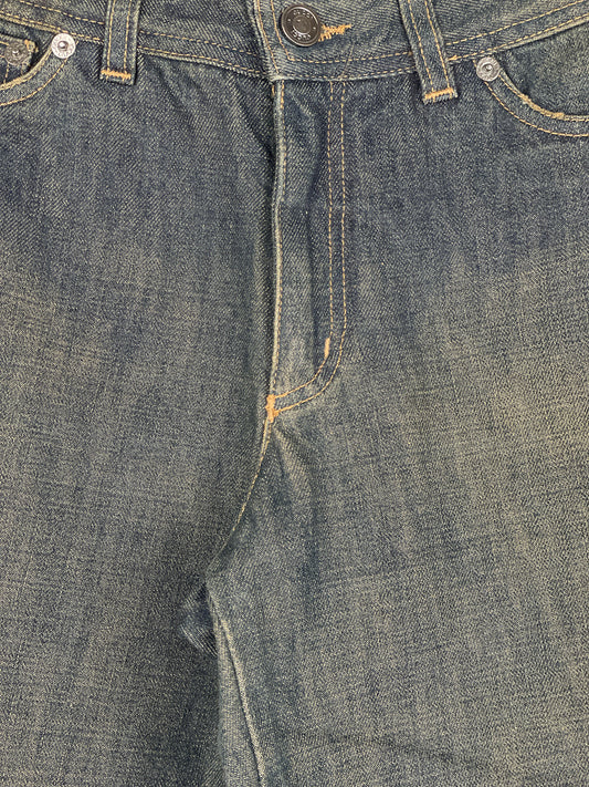 Gucci by Tom Ford SS02 Flared Sanded Bootcut Denim Jeans – photo 6