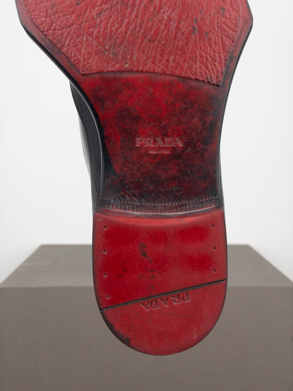 Prada AW12 Rubber Cap Derby Shoes