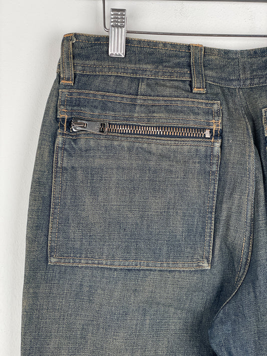Gucci by Tom Ford SS02 Flared Sanded Bootcut Denim Jeans – photo 10