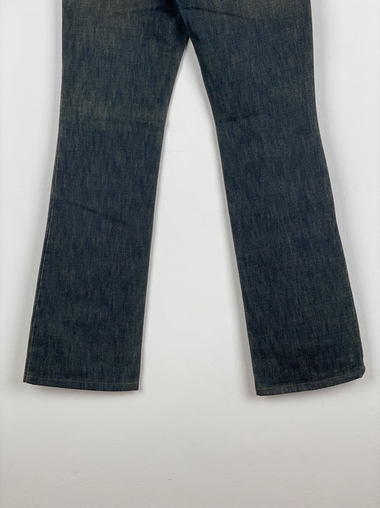 Gucci by Tom Ford SS02 Flared Sanded Bootcut Denim Jeans – photo 12