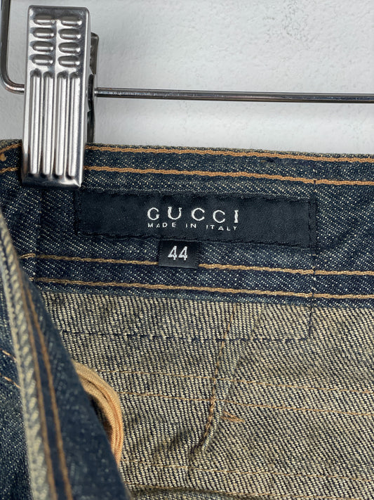 Gucci by Tom Ford SS02 Flared Sanded Bootcut Denim Jeans – photo 16