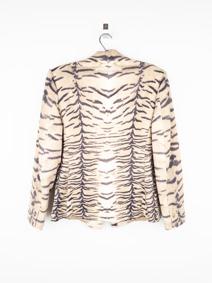 Roberto Cavalli AW98 Tiger Print Blazer Jacket