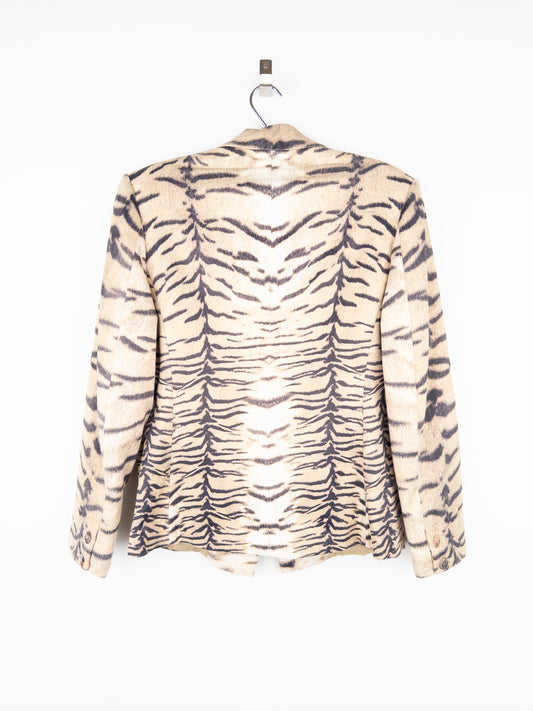 Roberto Cavalli AW98 Tiger Print Blazer Jacket