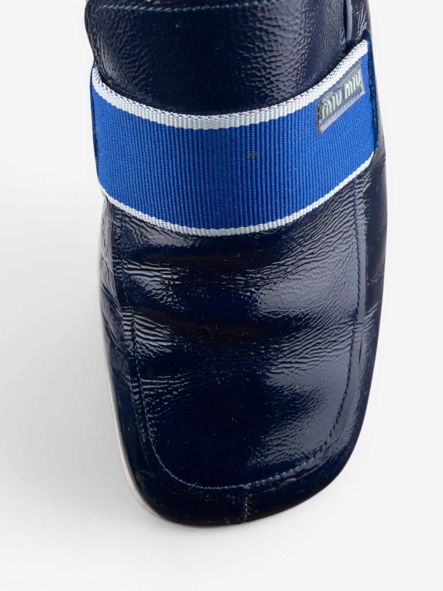 Miu Miu 2000s Square Toe Sports Penny Loafers – photo 7