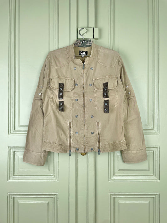 Dolce & Gabbana SS03 Military Cargo Jacket