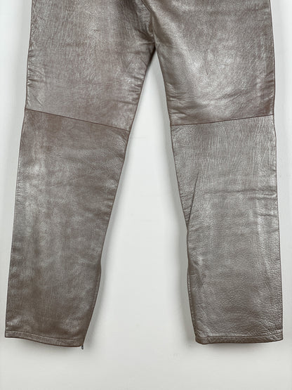 Helmut Lang AW99 Leather Astro Biker Pants