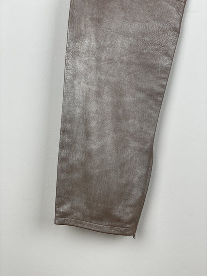 Helmut Lang AW99 Leather Astro Biker Pants