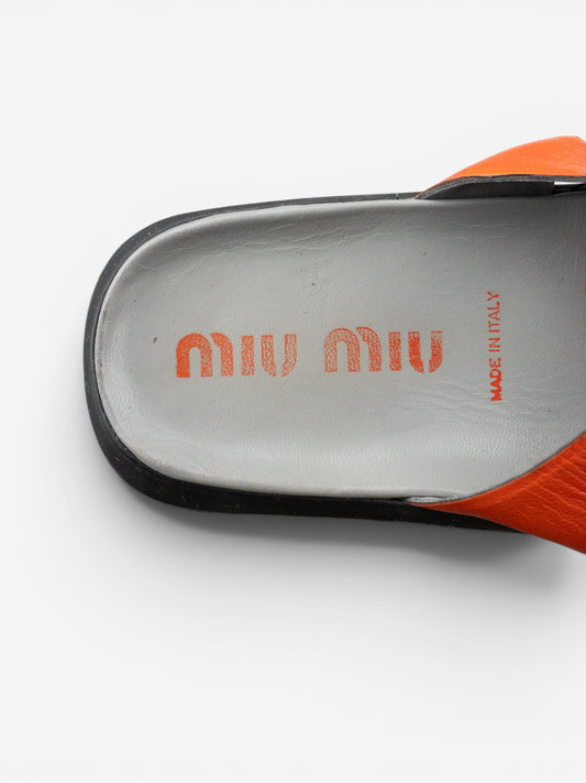 Miu Miu SS99 Bubble Sole Cleat Sandal Slides – photo 8