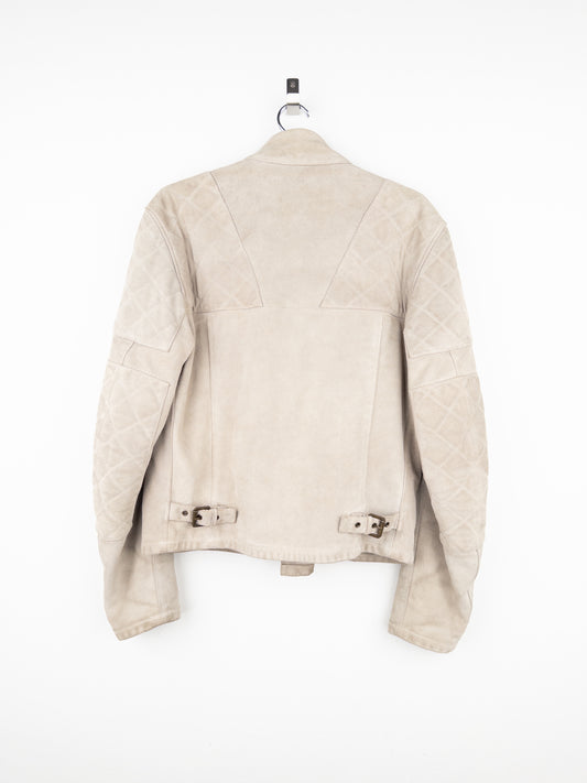 Gucci by Tom Ford 2000s Quilted Suede Perfecto Biker Jacket – photo 3