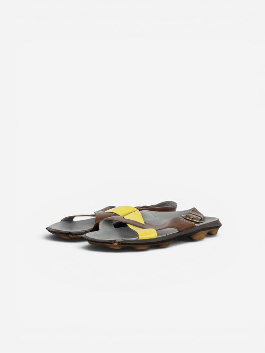Miu Miu SS99 Bubble Sole Cleat Sandal Slides