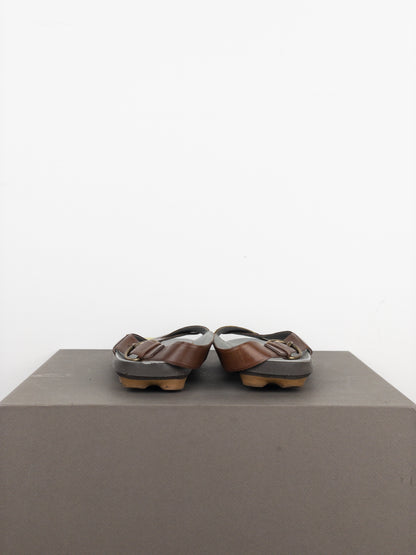 Miu Miu SS99 Bubble Sole Cleat Sandal Slides