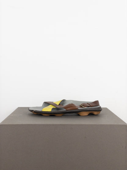 Miu Miu SS99 Bubble Sole Cleat Sandal Slides