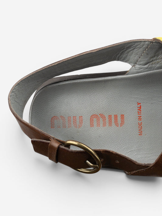 Miu Miu SS99 Bubble Sole Cleat Sandal Slides – photo 6