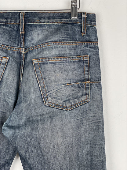 Dior Homme Distressed Washed Denim Jeans