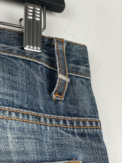 Dior Homme Distressed Washed Denim Jeans