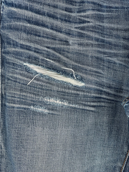 Dior Homme Distressed Washed Denim Jeans