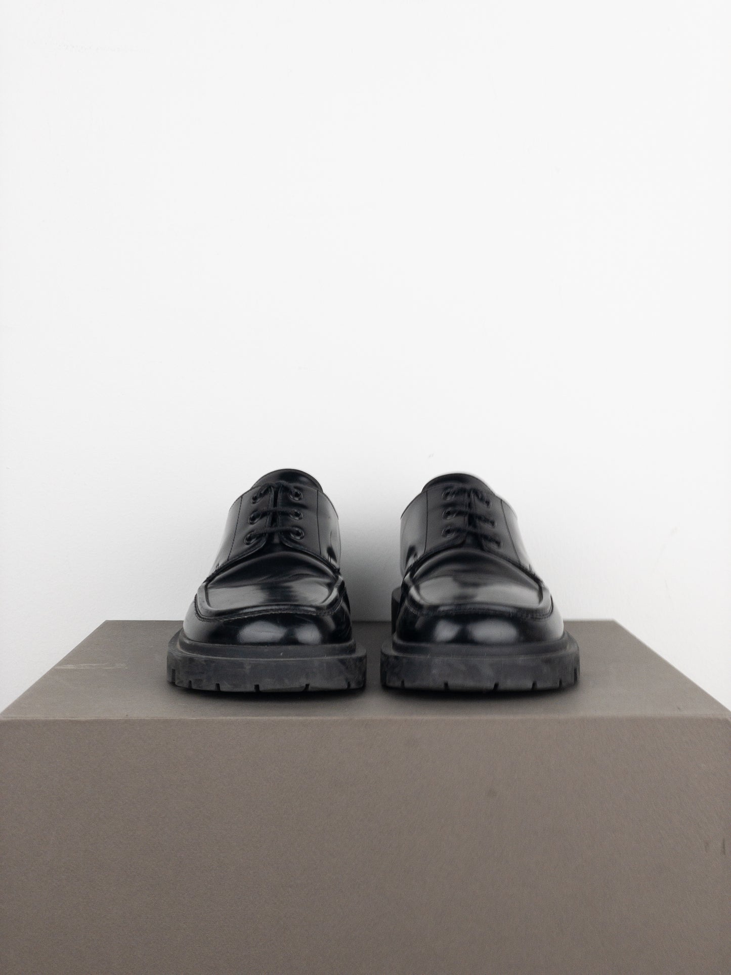 Maison Margiela Square Toe Lugsole ‘Ivy’ Derby Shoes