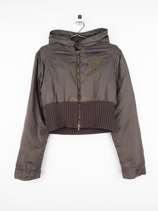 Jean Paul Gaultier 1990s Cropped Puffer Bomber Jacket