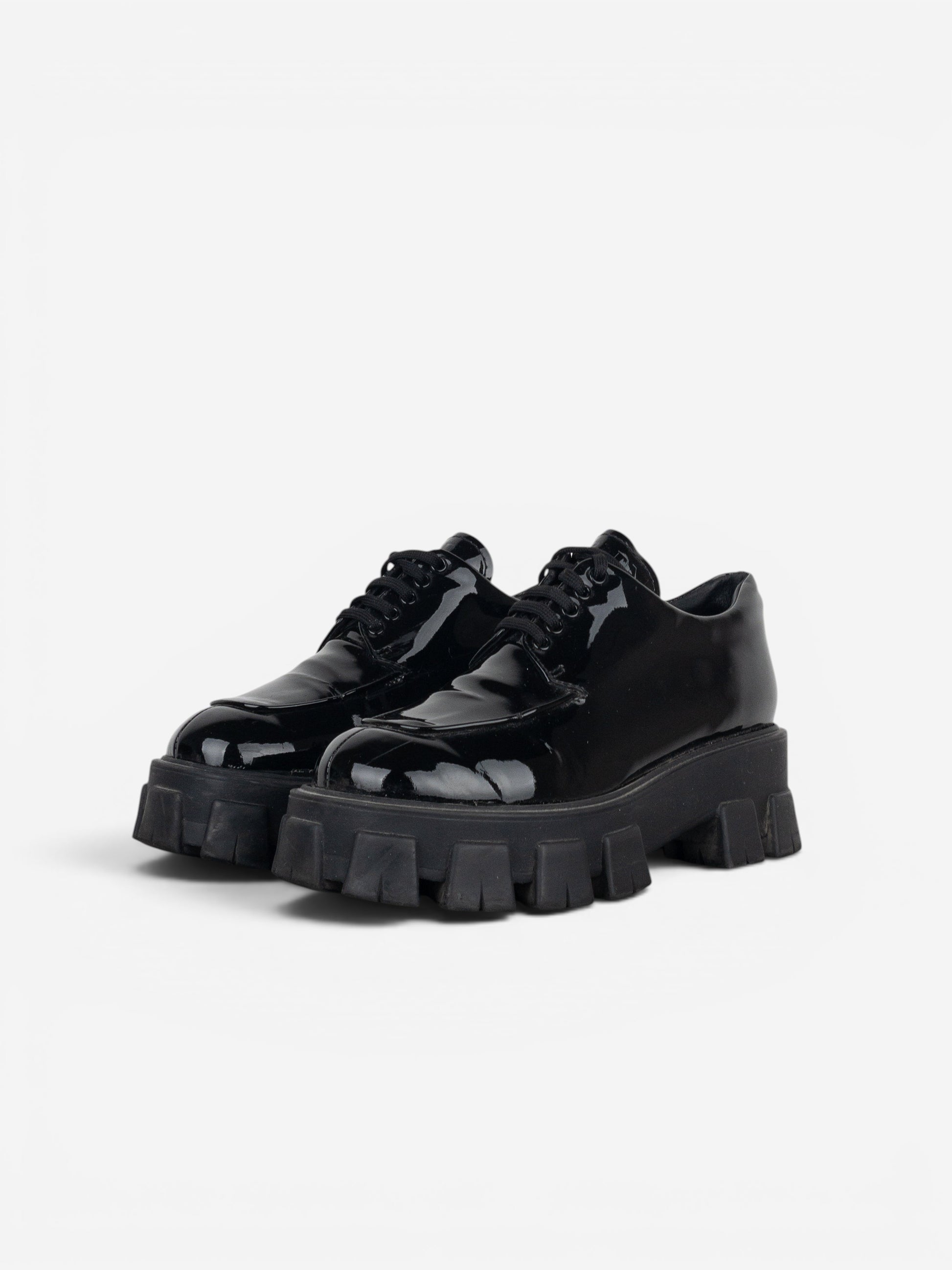 Prada ‘Monolith’ Lug Sole Platform Derby Shoes
