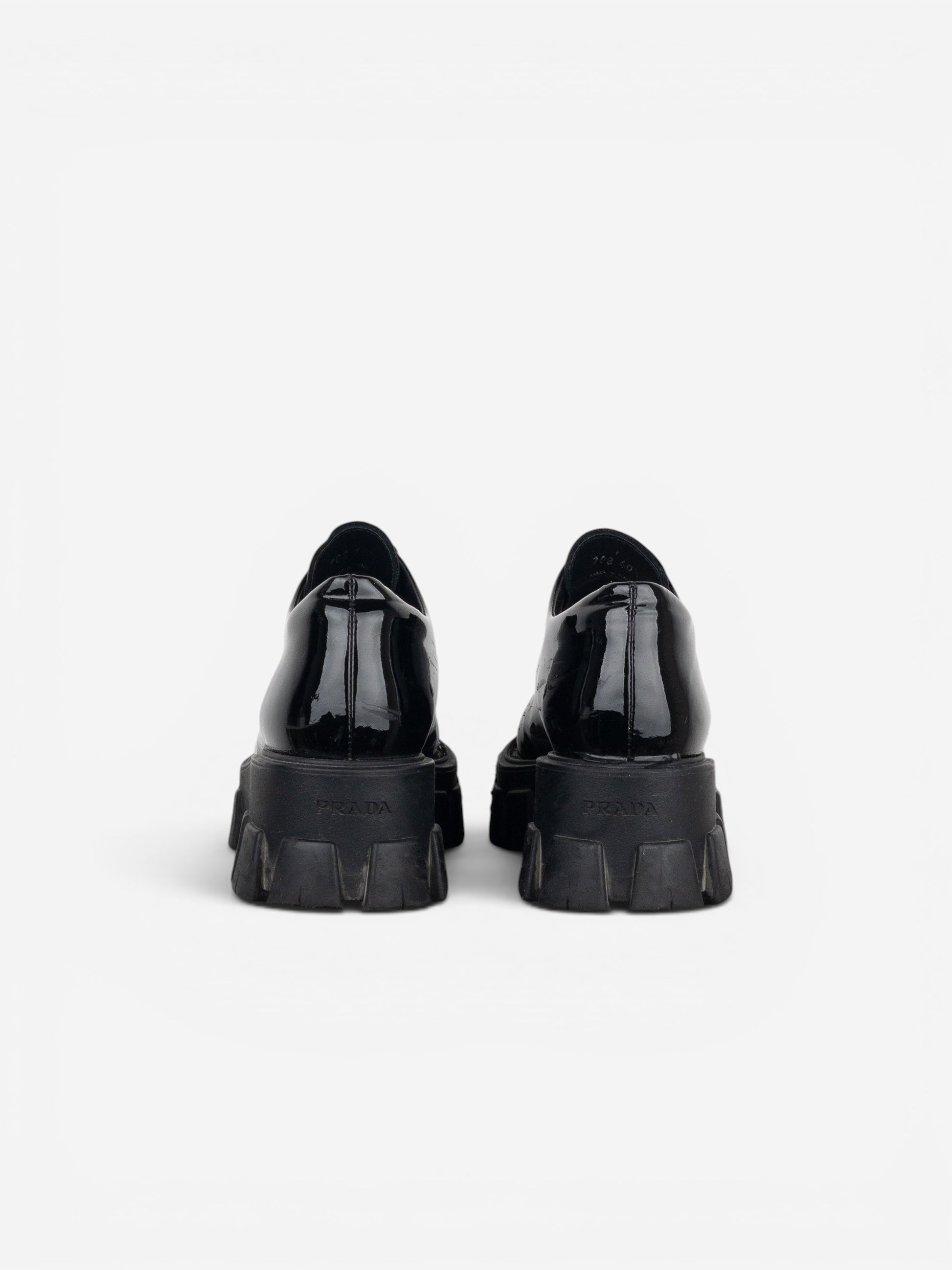 Prada ‘Monolith’ Lug Sole Platform Derby Shoes – photo 6