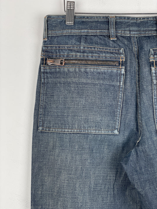 Gucci by Tom Ford SS02 Flared Sanded Bootcut Denim Jeans – photo 8