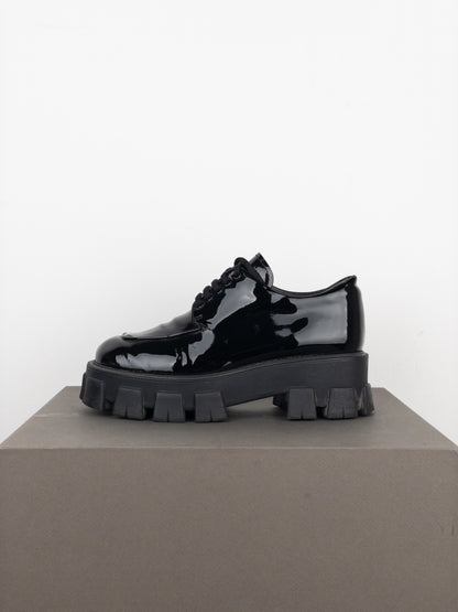 Prada ‘Monolith’ Lug Sole Platform Derby Shoes