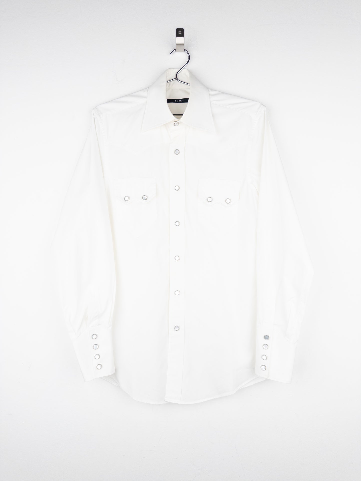 Gucci by Tom Ford SS04 Pearl-Button Cowboy Western Button-Up Shirt