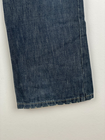 Gucci by Tom Ford SS02 Flared Sanded Bootcut Denim Jeans