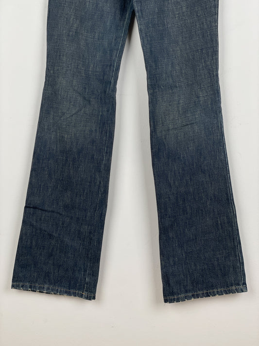 Gucci by Tom Ford SS02 Flared Sanded Bootcut Denim Jeans – photo 6