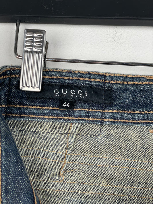 Gucci by Tom Ford SS02 Flared Sanded Bootcut Denim Jeans – photo 13