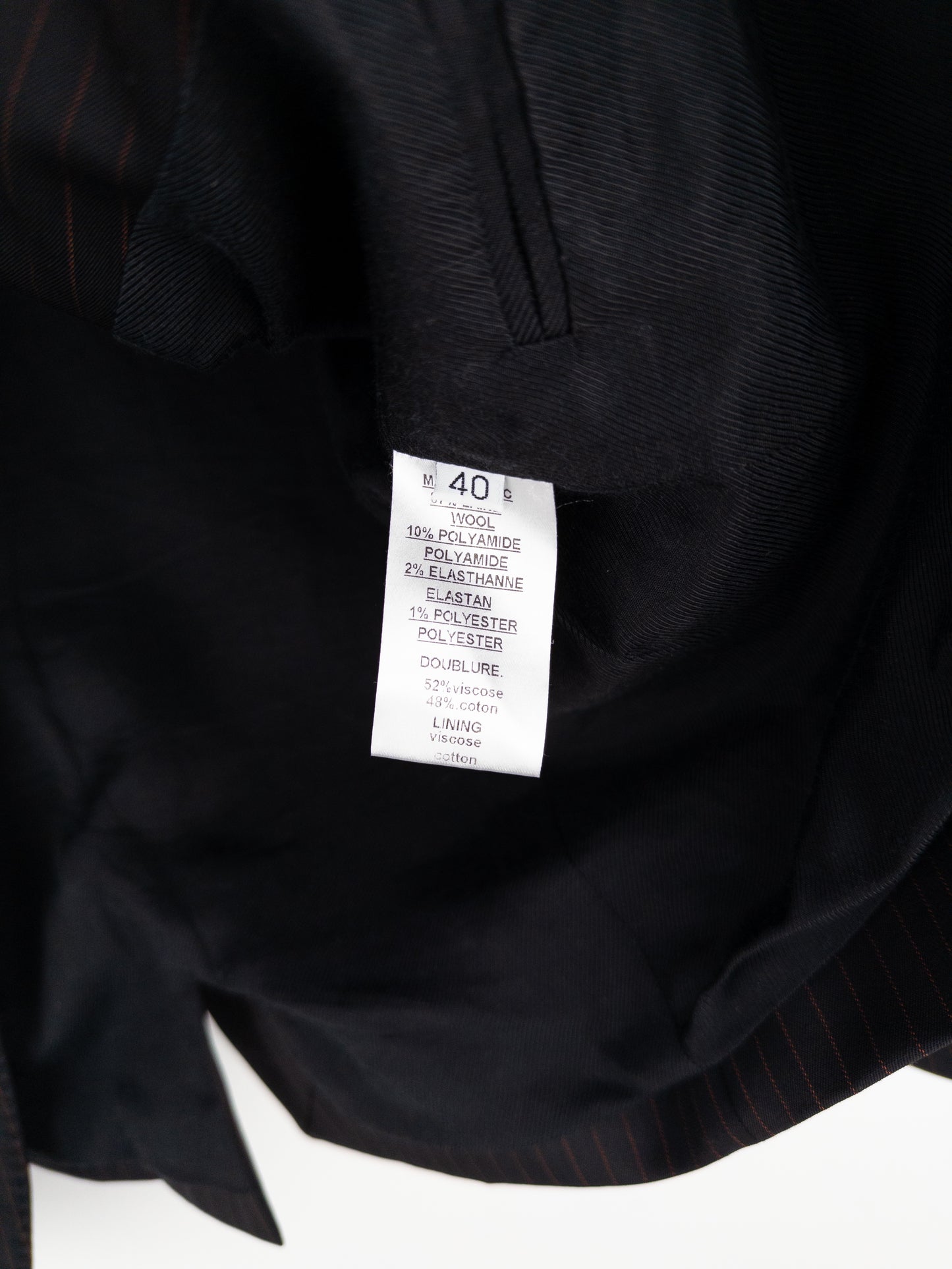 Balmain by Decarnin SS11 Safety Pin Embroidered Crest Badge Pinstripe Blazer