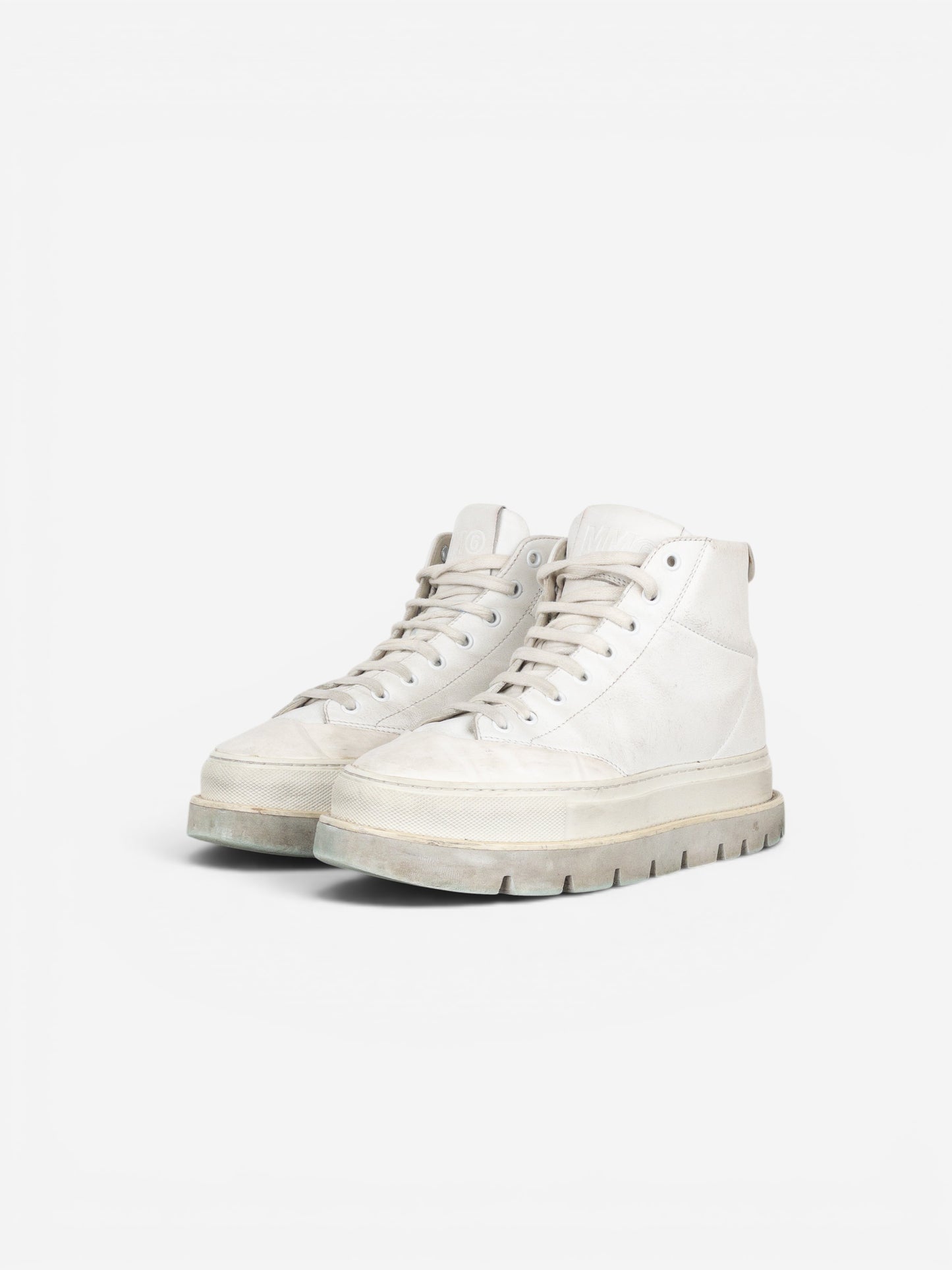 Maison Margiela MM6 Lug Sole Platform Hiking Boots