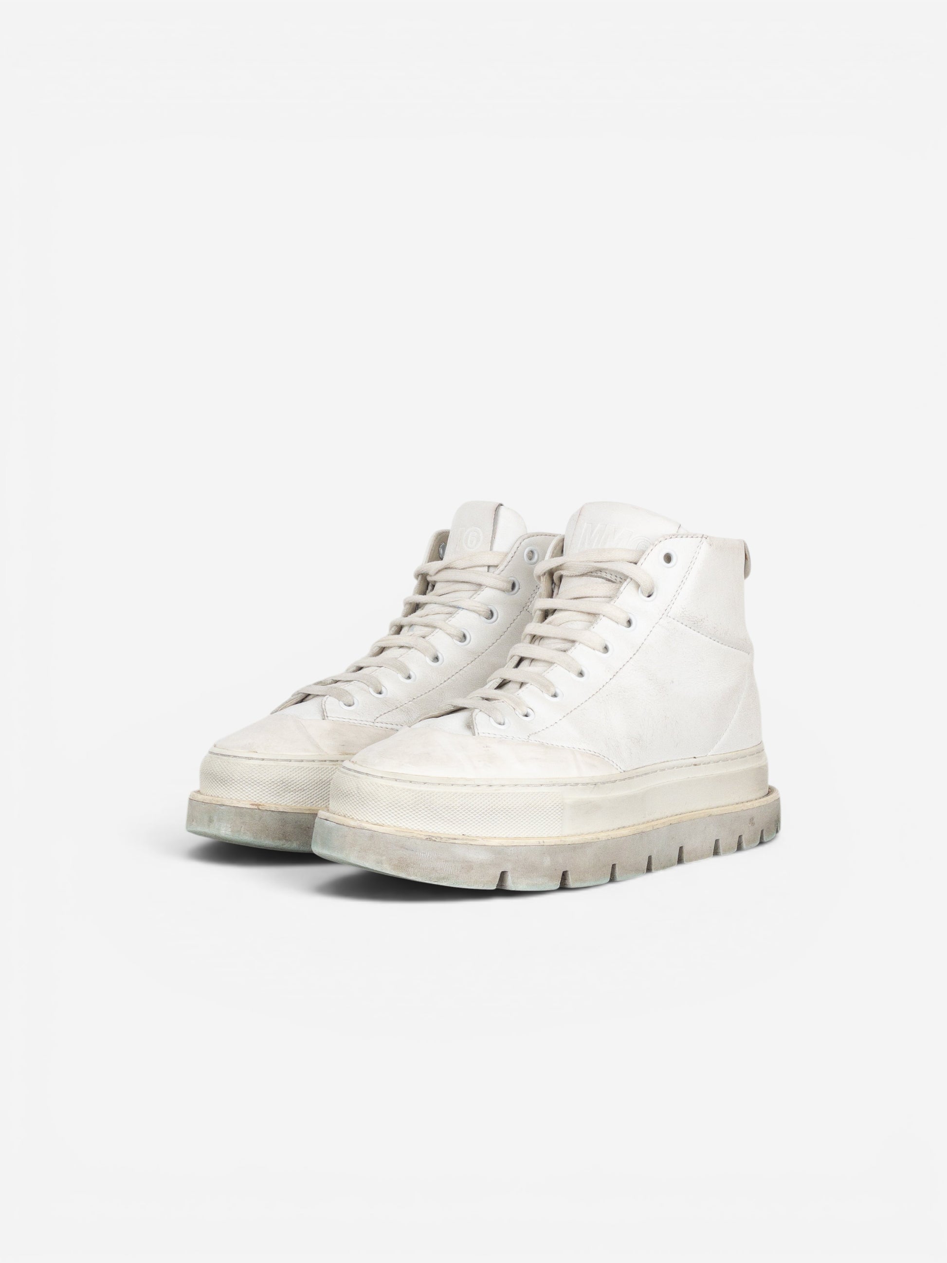 Maison Margiela MM6 Lug Sole Platform Hiking Boots