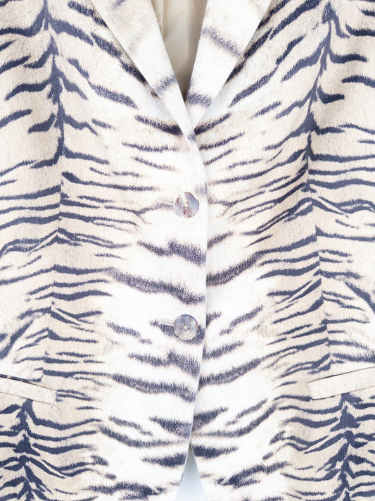 Roberto Cavalli AW98 Tiger Print Blazer Jacket – photo 4