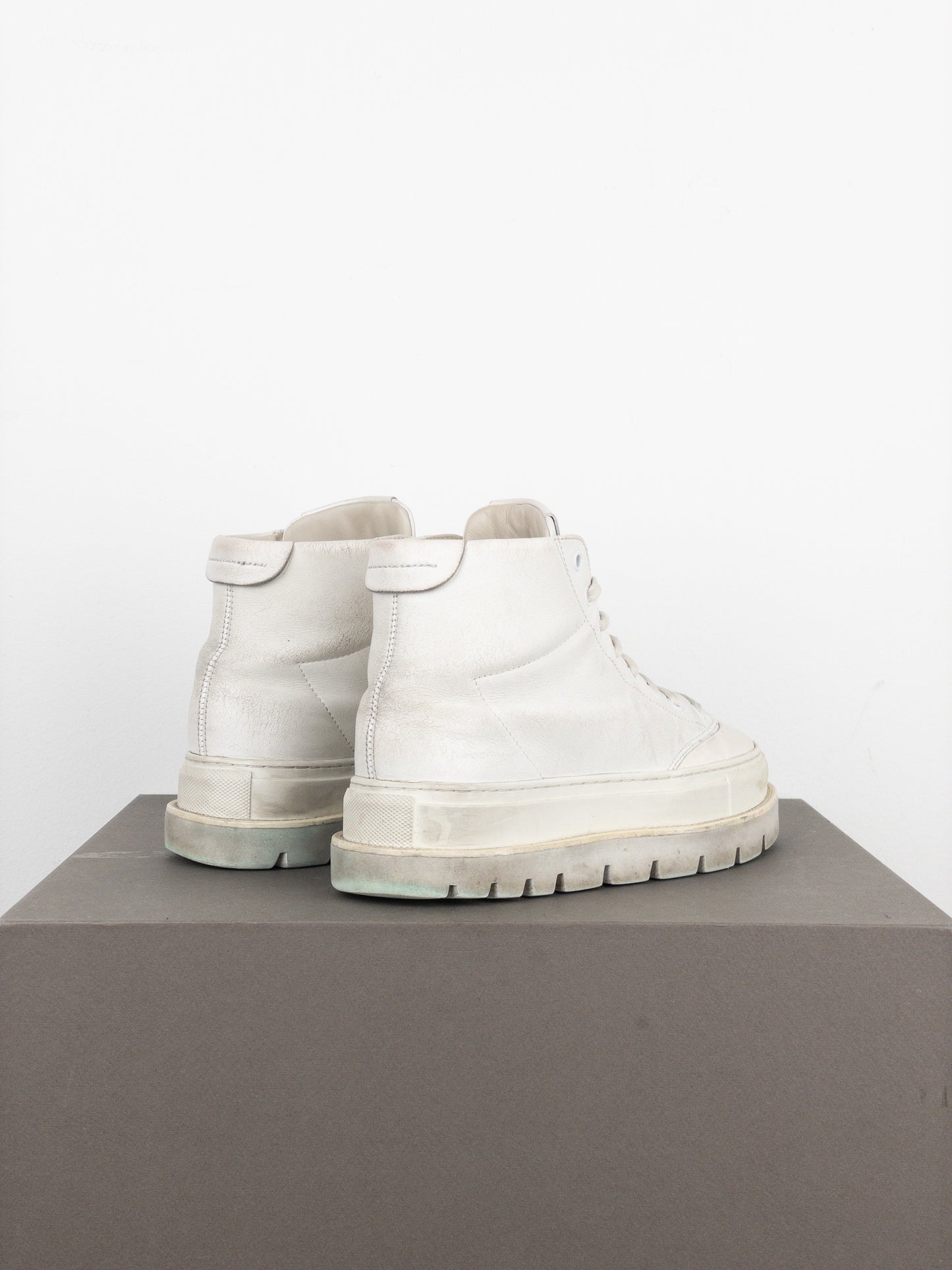 Maison Margiela MM6 Lug Sole Platform Hiking Boots