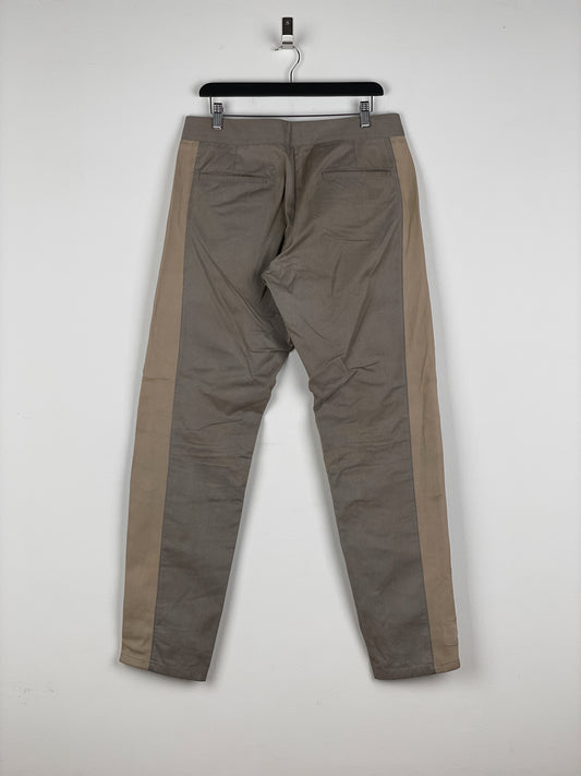 Maison Margiela SS05 Leather-Panel Moto Biker Pants