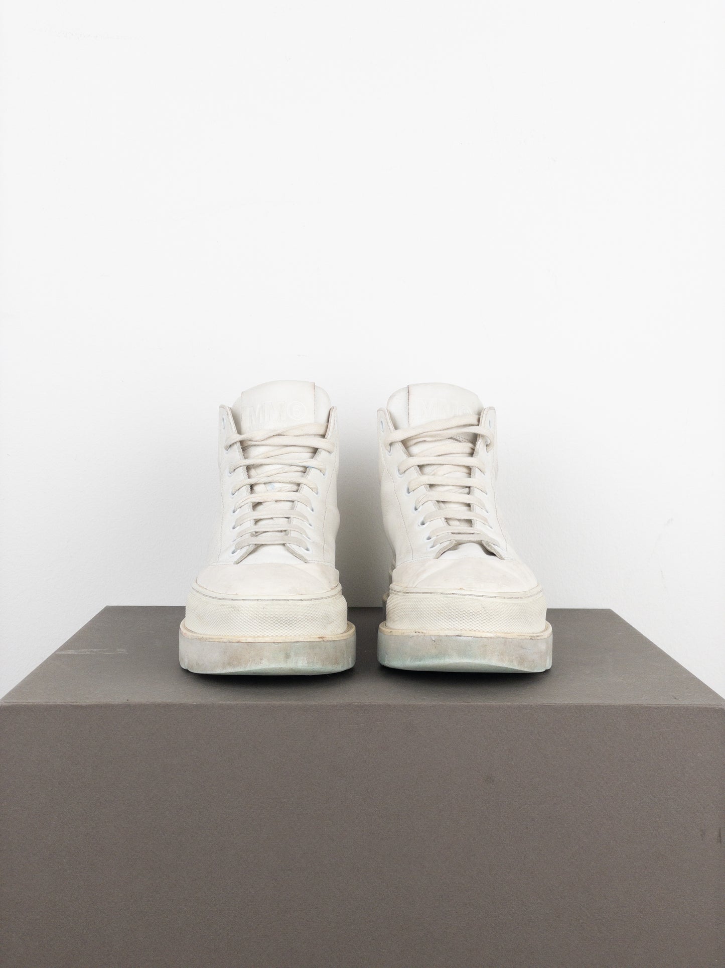 Maison Margiela MM6 Lug Sole Platform Hiking Boots