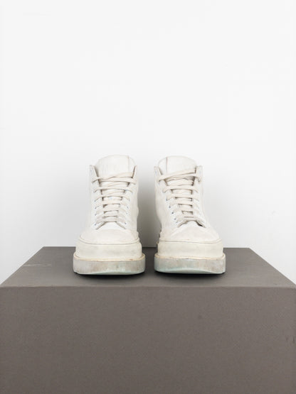 Maison Margiela MM6 Lug Sole Platform Hiking Boots