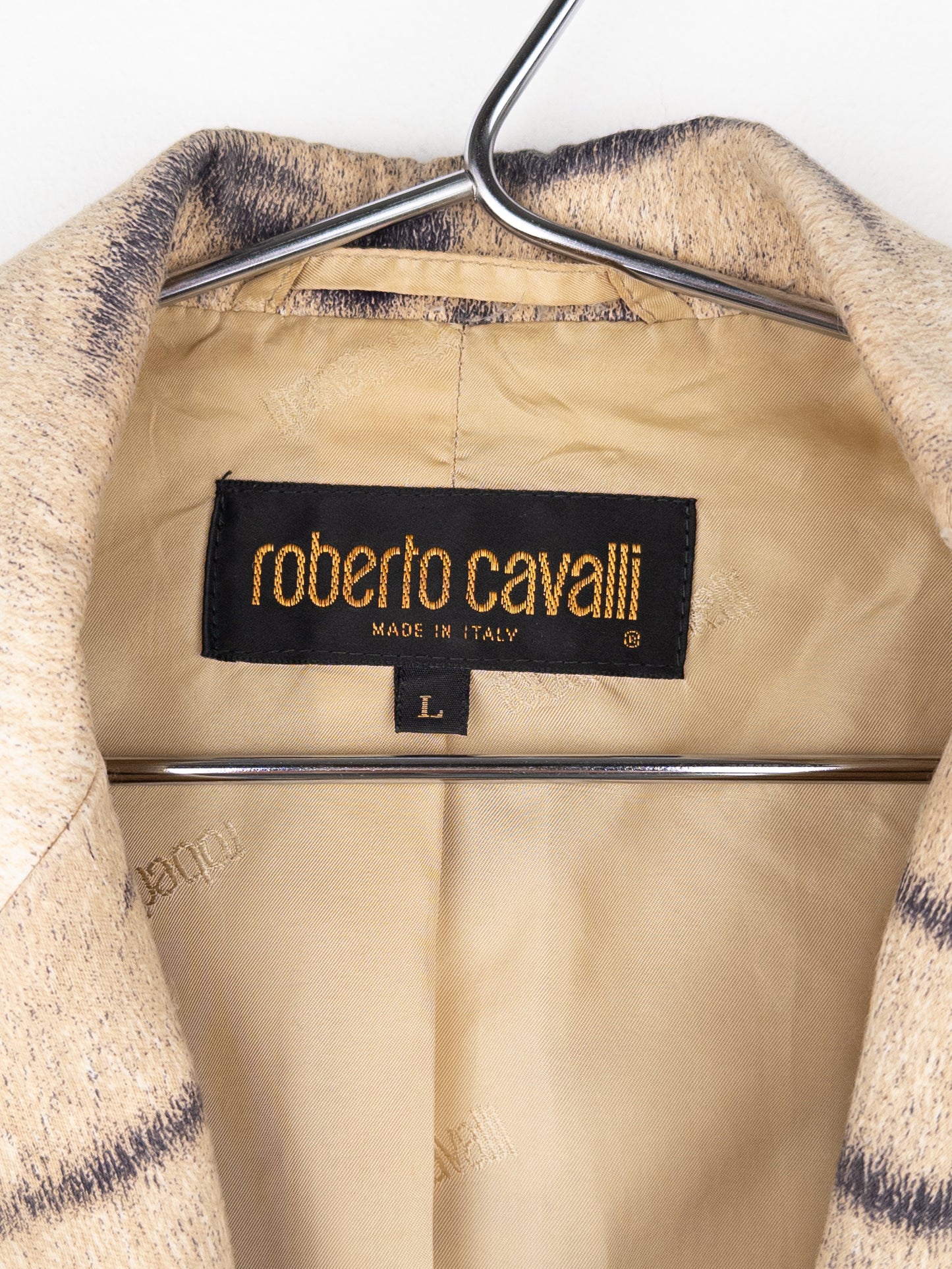 Roberto Cavalli AW98 Tiger Print Blazer Jacket