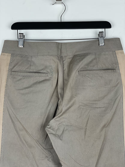 Maison Margiela SS05 Leather-Panel Moto Biker Pants