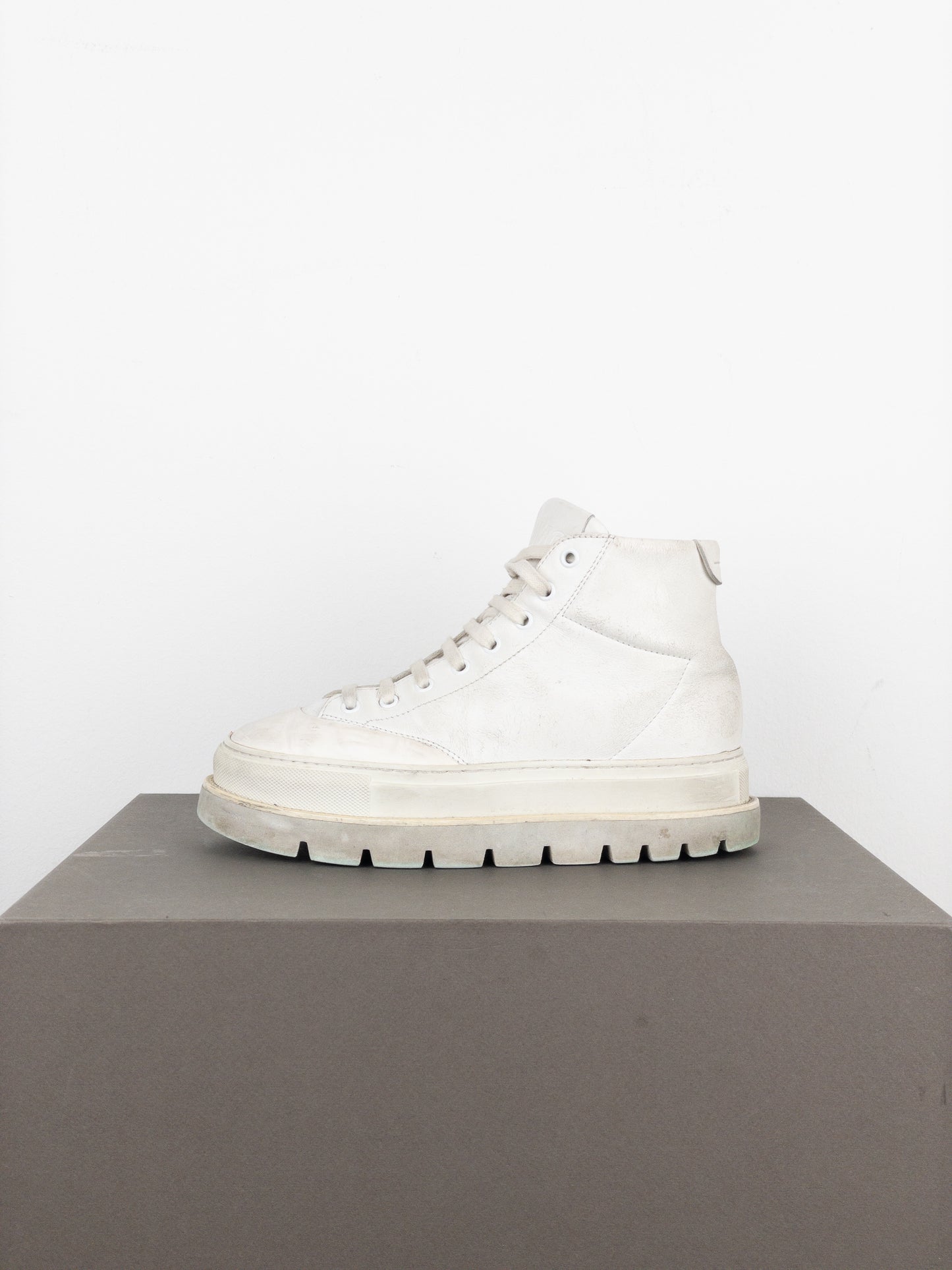 Maison Margiela MM6 Lug Sole Platform Hiking Boots