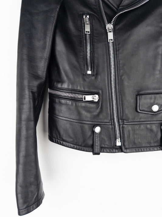 Saint Laurent AW17 Perfecto Biker Patch Leather Jacket – photo 5