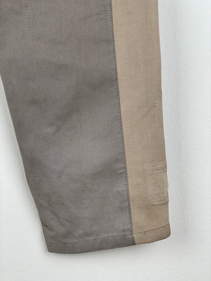 Maison Margiela SS05 Leather-Panel Moto Biker Pants