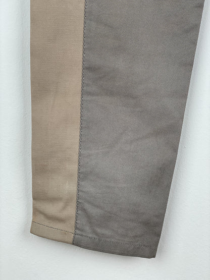 Maison Margiela SS05 Leather-Panel Moto Biker Pants