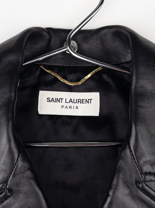 Saint Laurent AW17 Perfecto Biker Patch Leather Jacket – photo 7