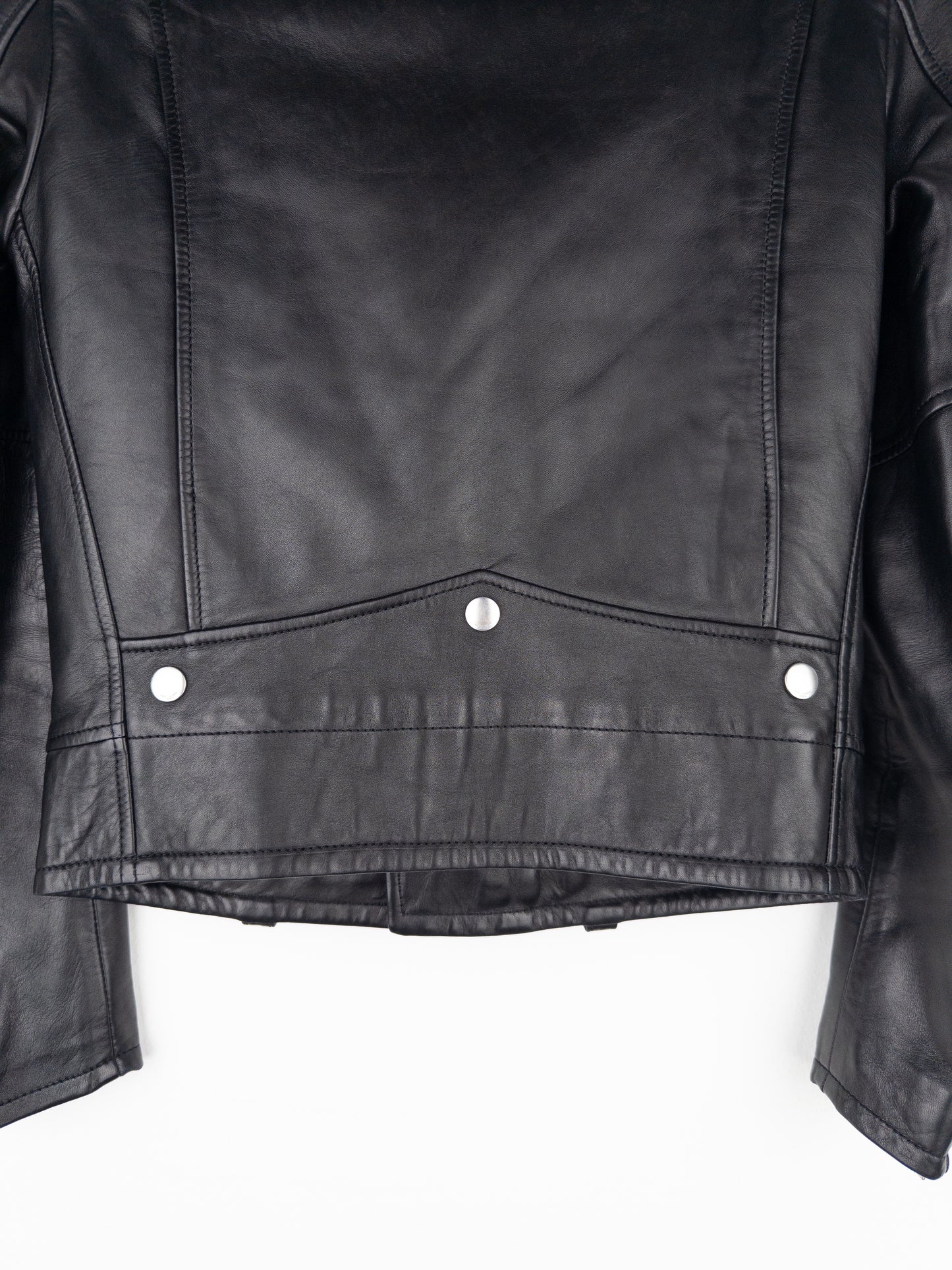Saint Laurent AW17 Perfecto Biker Patch Leather Jacket